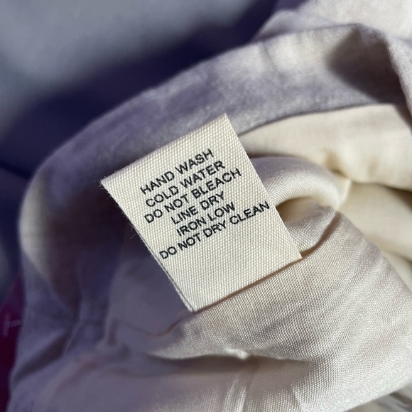 Fashion on Earth | Faux Wrap Lined Skirt Beige Buttons Linen Blend | NWT - Picture 8 of 11